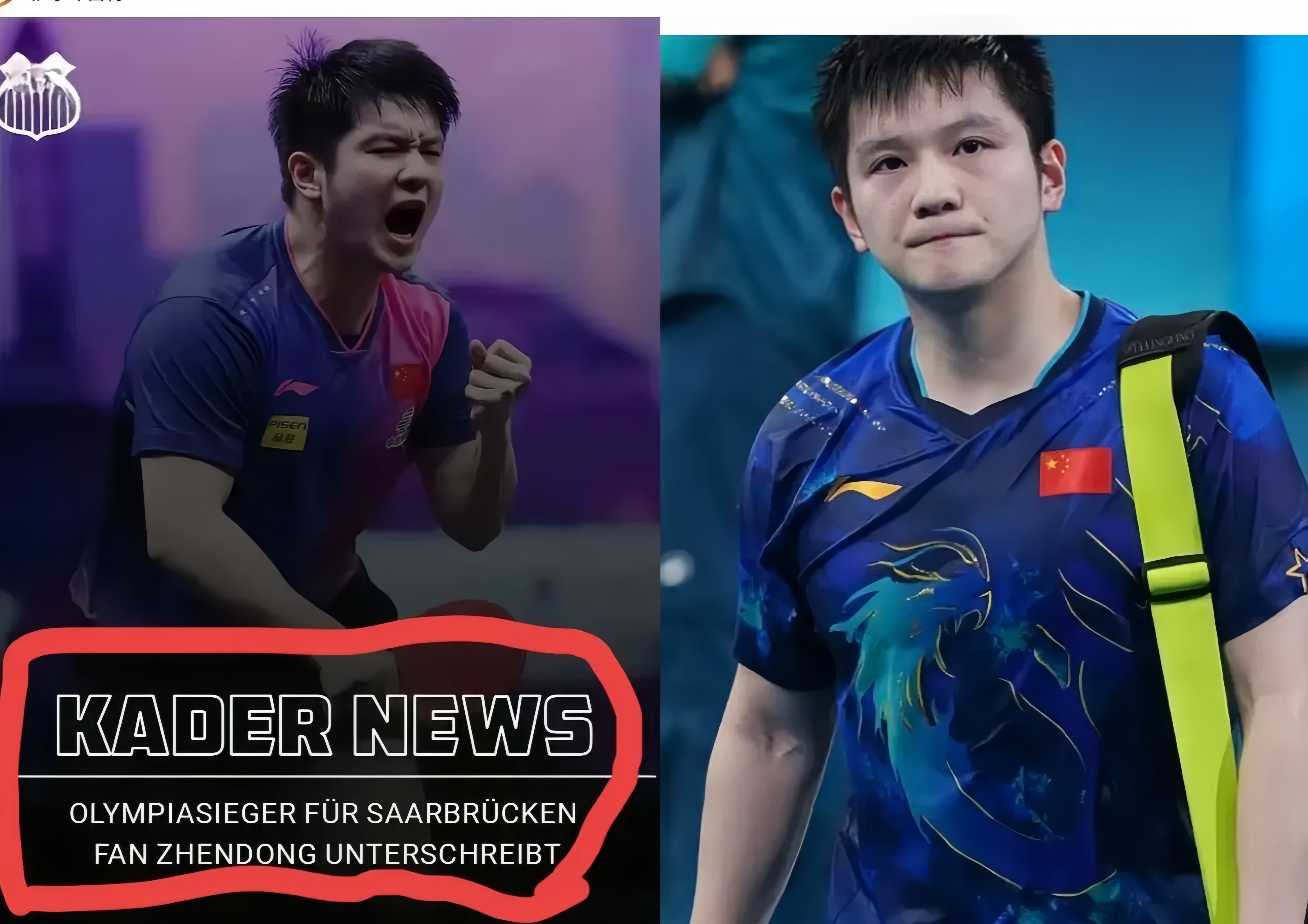 瑞典队翻盘德国队，樊振东点燃赛场